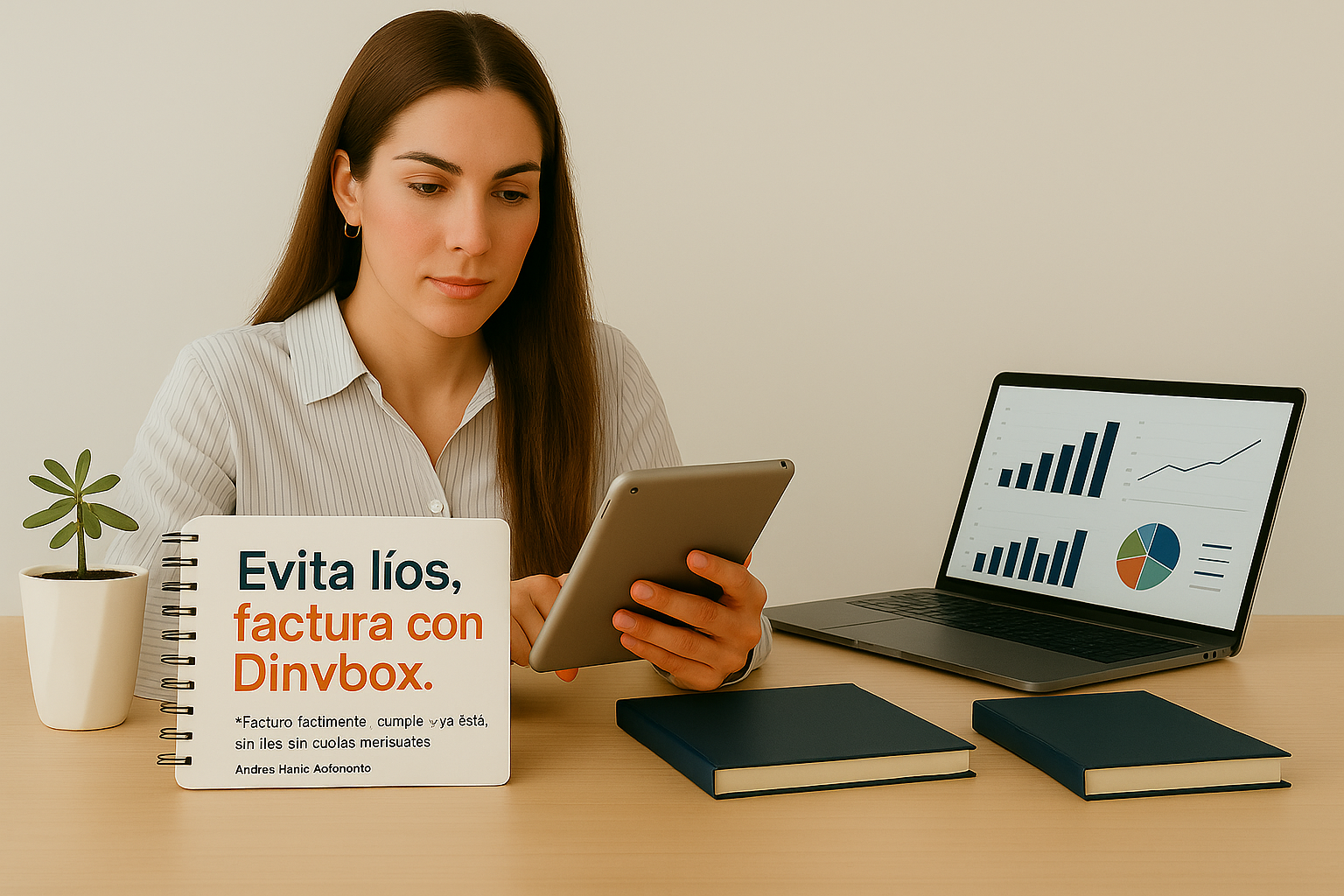 Profesional usando DINVBOX para facturación electrónica